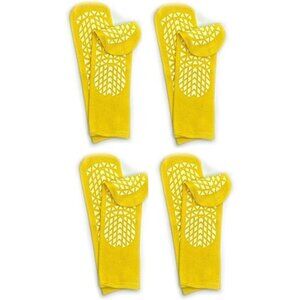 GBM Secure Step Double-Sided Tread Non Slip Safety Socks, 4 Pair